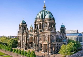Vista da Catedral de Berlim