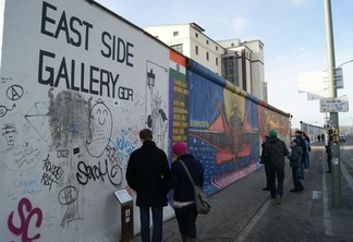 East Side Gallery em Berlim