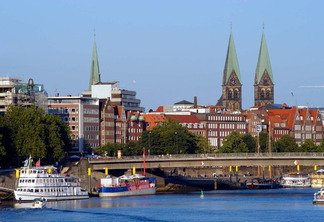 Cidade de Bremen na Alemanha