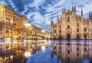 Viagem de carro de Munique a Milão