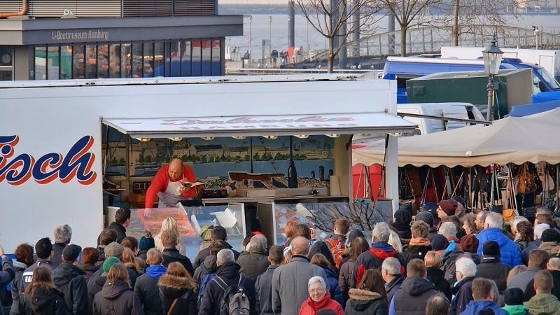 Mercado de Peixe em Hamburgo