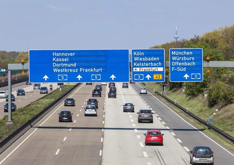 Autobahn na Alemanha 