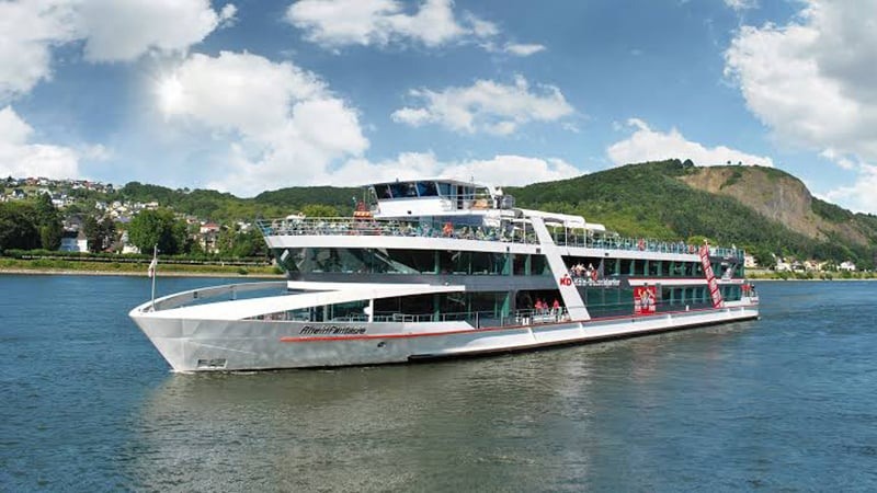 Passeio de barco pelo rio Reno em Colônia