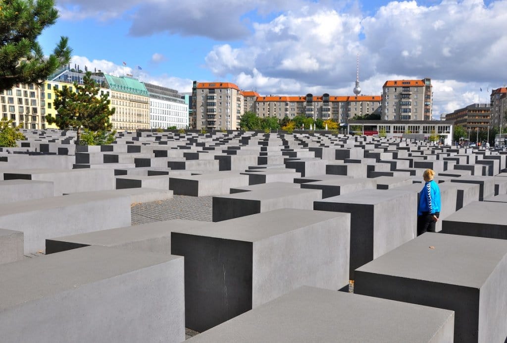 Memorial do Holocausto em Berlim - blocos de concreto