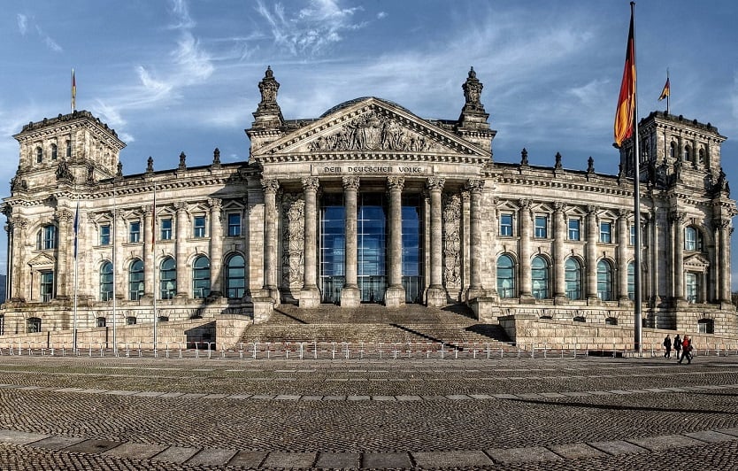 Palácio do Reichstag em Berlim 
