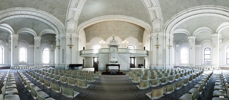 Interior da Catedral Francesa em Berlim