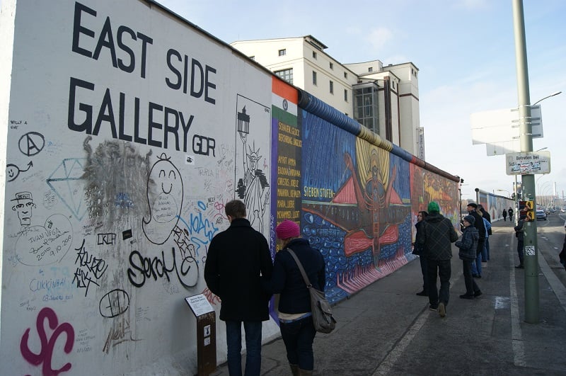 East Side Gallery em Berlim