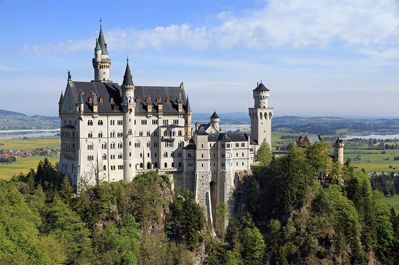 História do Castelo Neuschwanstein na Baviera