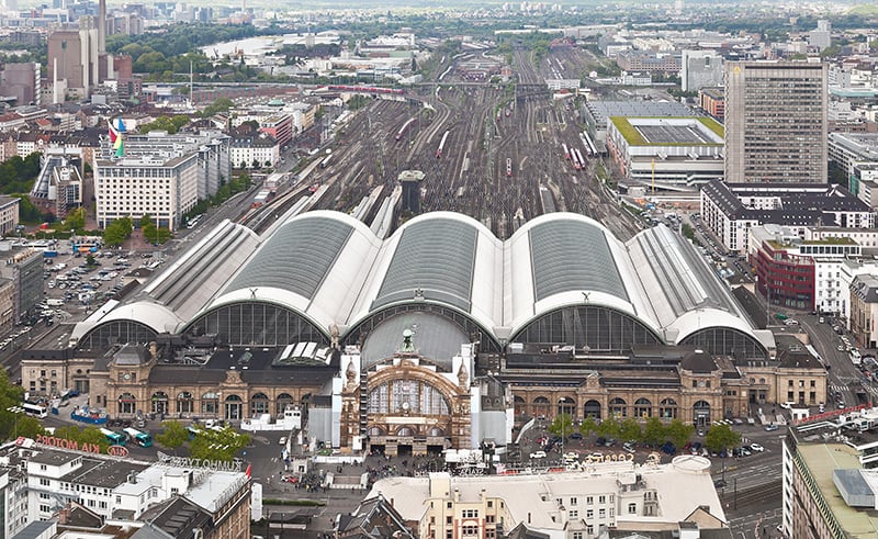 Estação de trem Hauptbahnhof em Berlim