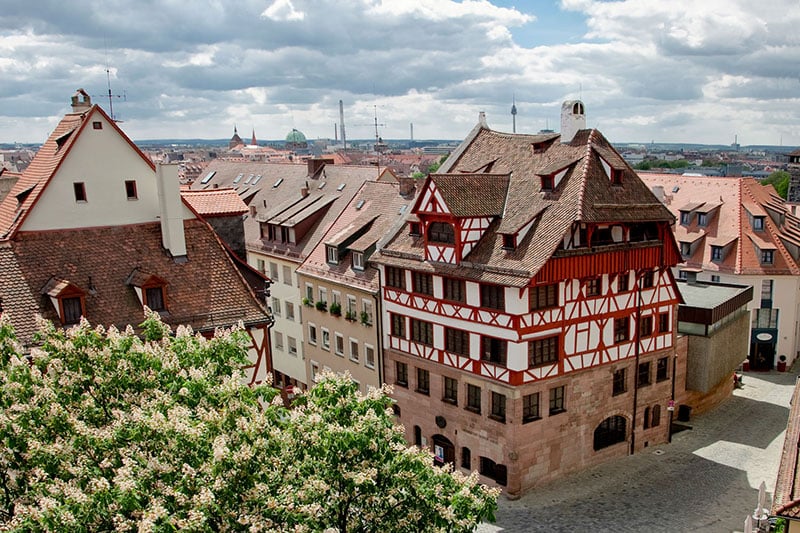 Museu Albrecht Dürer na cidade de Nuremberg na Baviera 