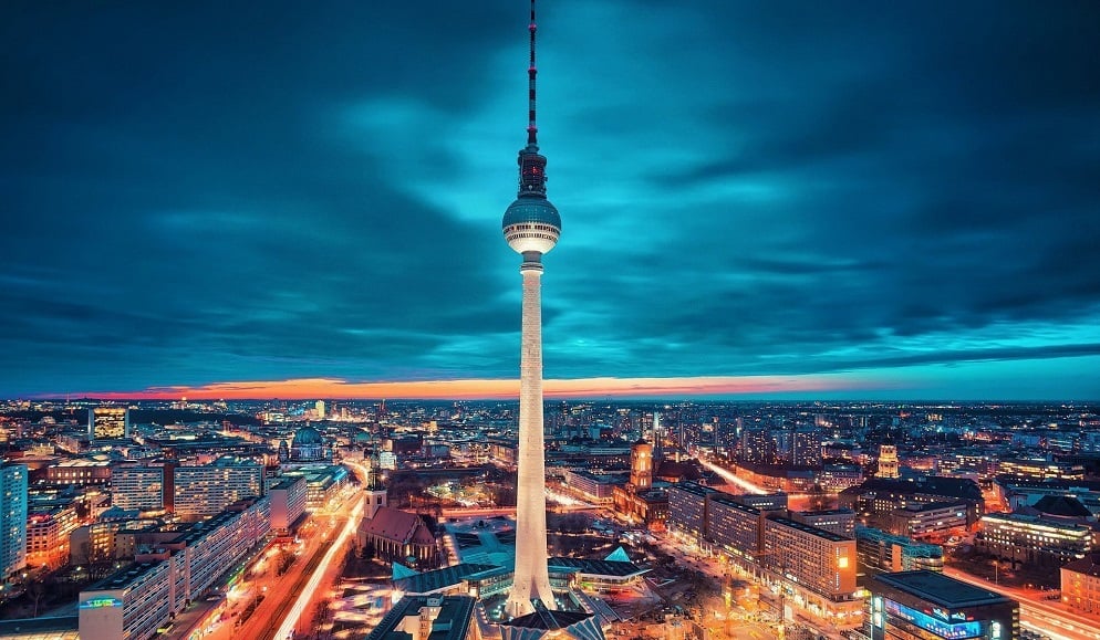 Torre Berliner Fernsehturm em Berlim