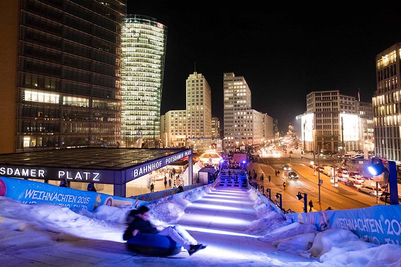 Potsdamer Platz no inverno