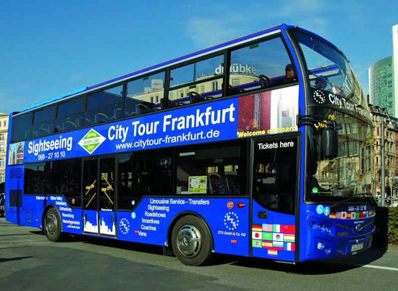 Ônibus turístico de Frankfurt 