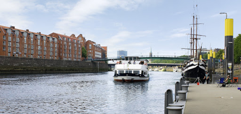 Rio Weser em Bremen