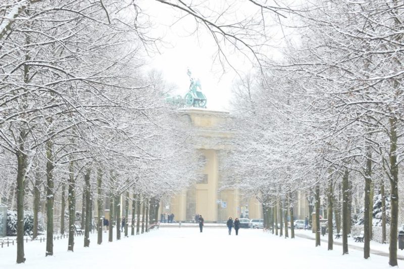 Inverno na cidade de Berlim 