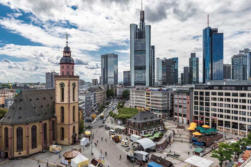 Melhor lugar para ficar no centro de Frankfurt 