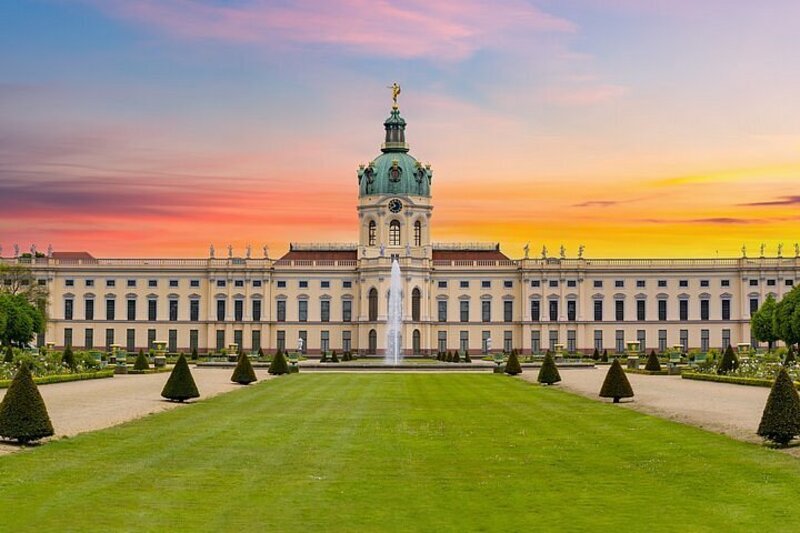 Jardins do Palácio de Charlottenburg em Berlim
